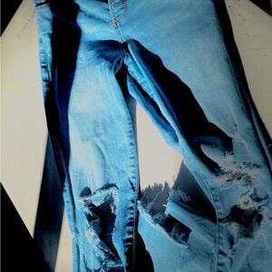 Abercrombie & Fitch High Rise Jeans - Blue